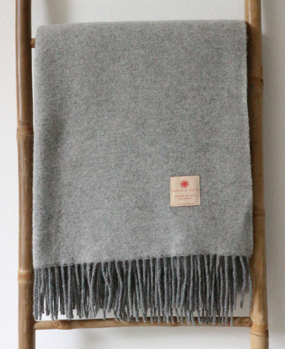 Merino Wolle Tagesdecke warm und weich